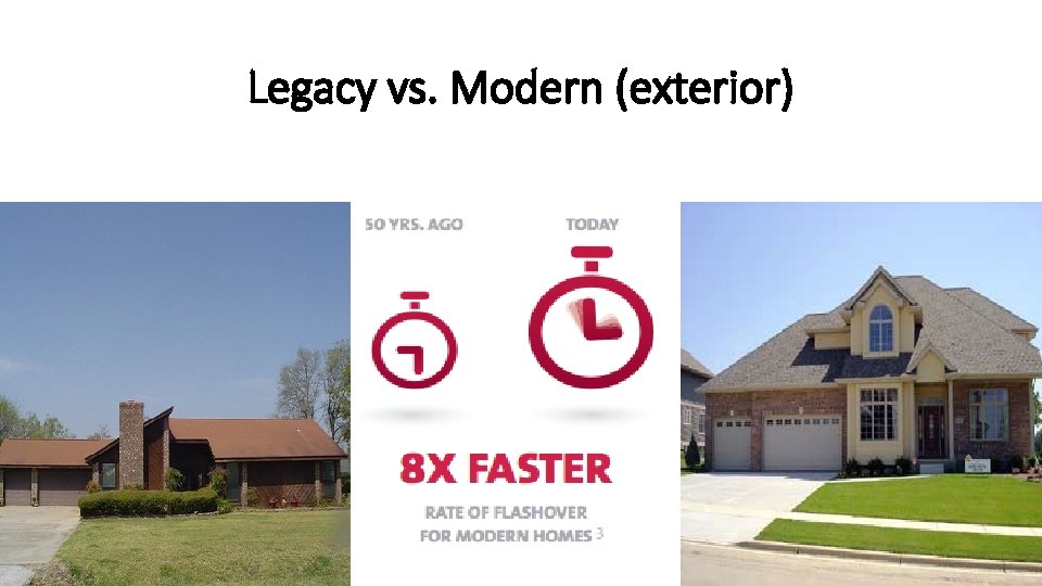 Legacy vs. Modern (exterior) 