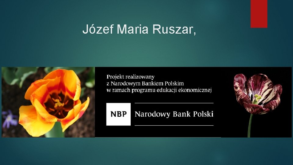 Józef Maria Ruszar, 