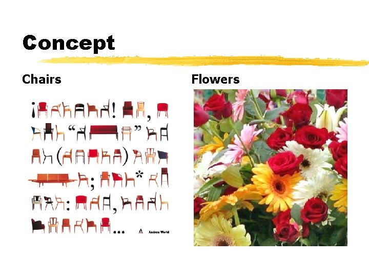 Concept Chairs Flowers 