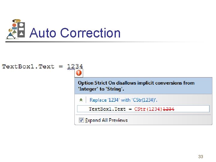 Auto Correction 33 