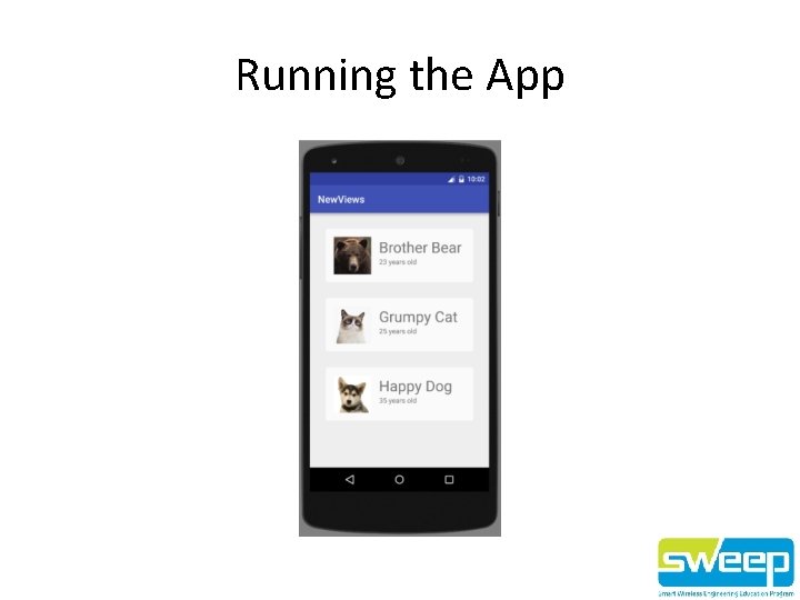 Running the App 