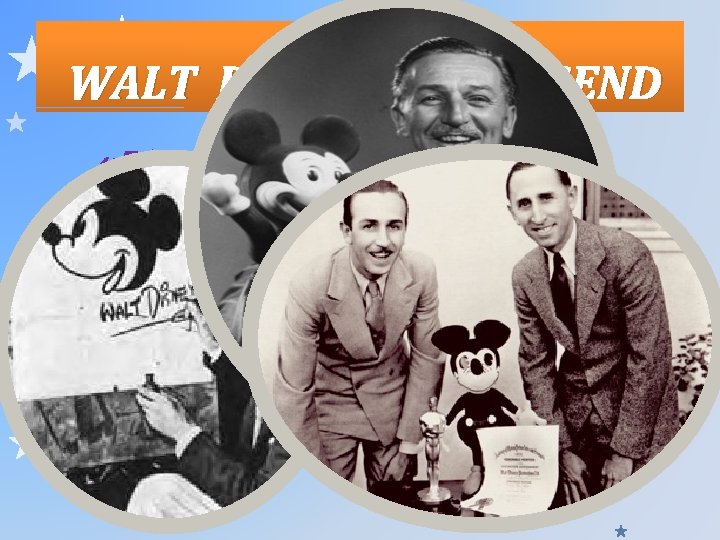 WALT DISNEY IS A LEGEND «Disneyland is a work of love» . 
