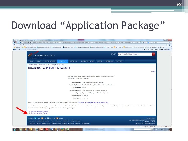 52 Download “Application Package” 