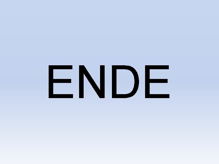 ENDE ENDE