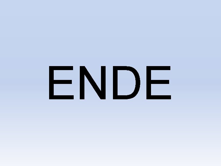 ENDE 