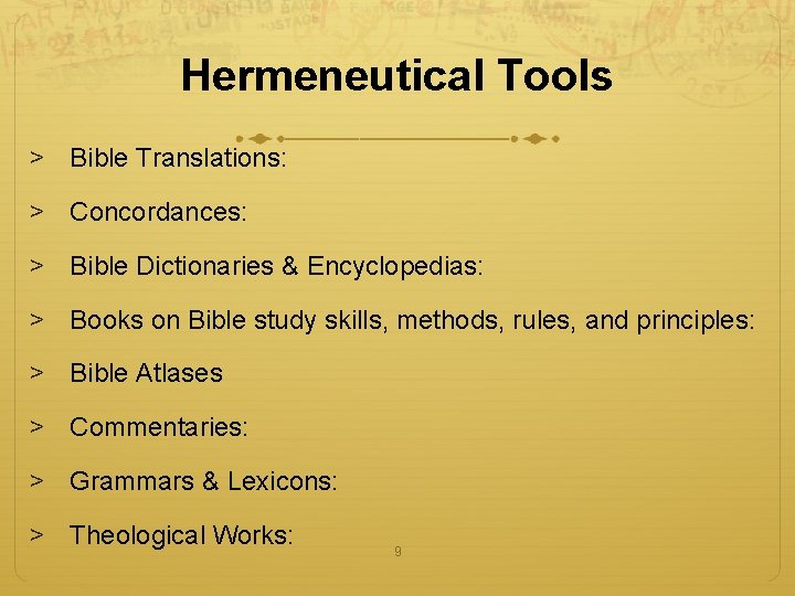 Hermeneutical Tools > Bible Translations: > Concordances: > Bible Dictionaries & Encyclopedias: > Books