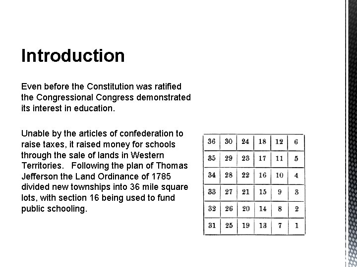 Introduction Even before the Constitution was ratified the Congressional Congress demonstrated its interest in