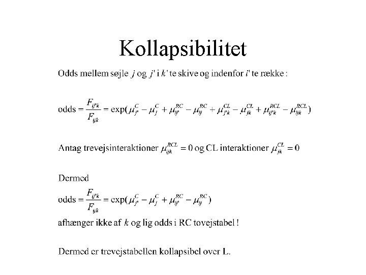 Kollapsibilitet 