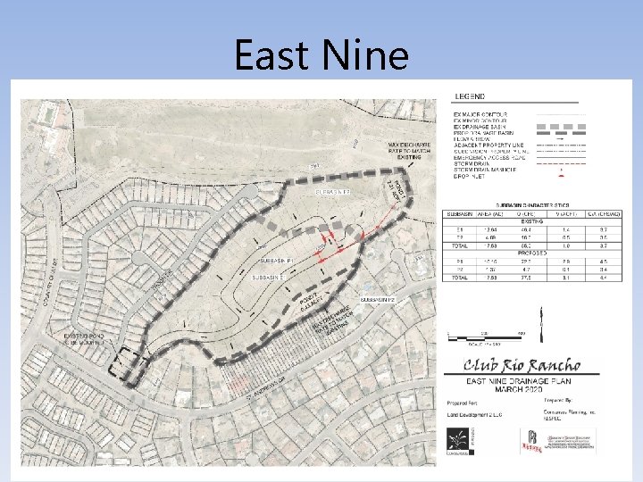 East Nine Southern Sandoval County Arroyo Flood Control Authority (SSCAFCA) 