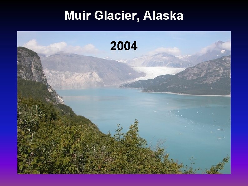 Muir Glacier, Alaska 2004 