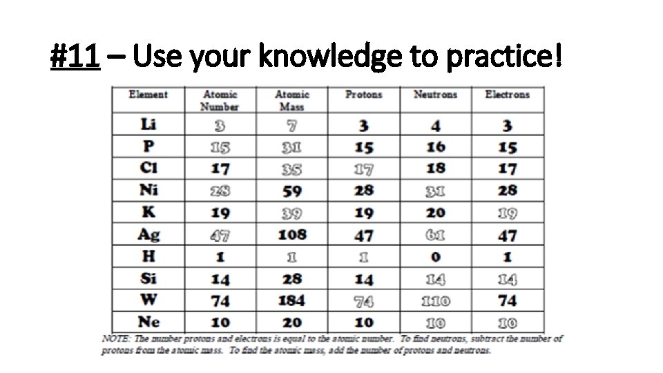 #11 – Use your knowledge to practice! 