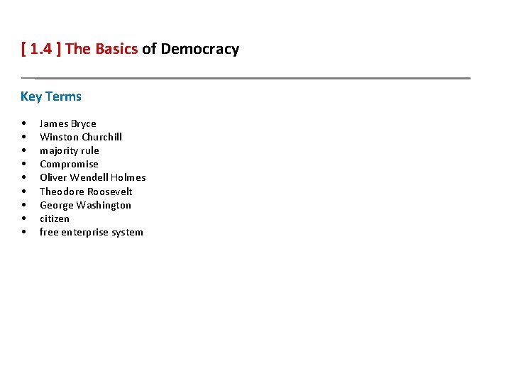 1 4 The Basics of Democracy 1 4