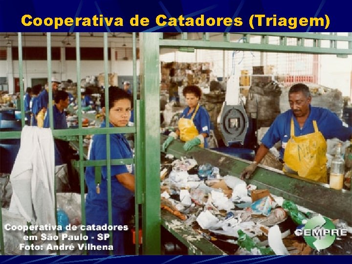 Cooperativa de Catadores (Triagem) 