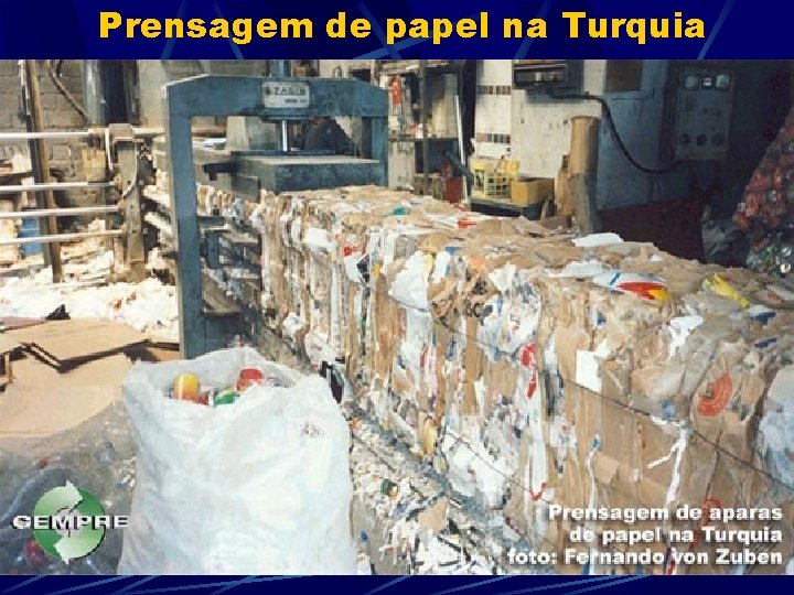 Prensagem de papel na Turquia 
