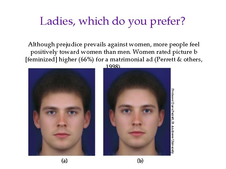 Ladies, which do you prefer? Although prejudice prevails against women, more people feel positively