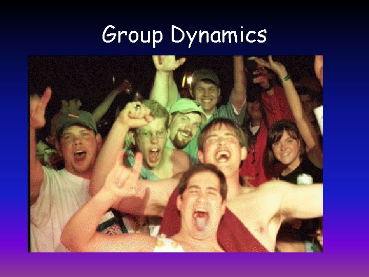 Group Dynamics 