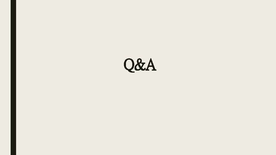 Q&A 