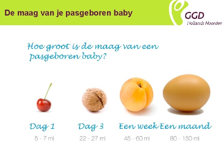 De maag van je pasgeboren baby 