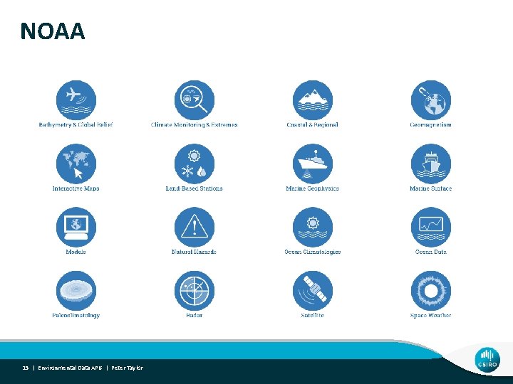 NOAA 15 | Environmental Data APIs | Peter Taylor 