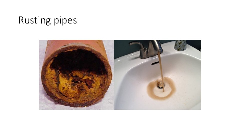 Rusting pipes 