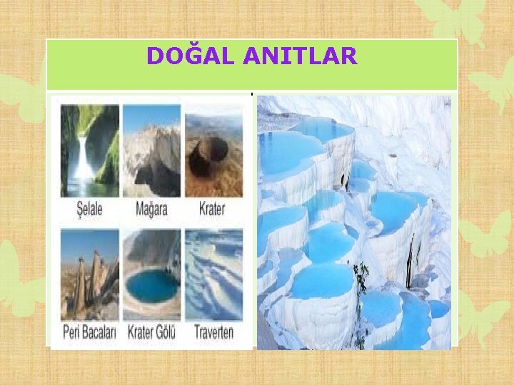 DOĞAL ANITLAR 