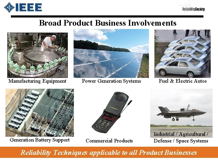 Broad Product Business Involvements Manufacturing Equipment Generation Battery Support Power Generation Systems Commercial Products