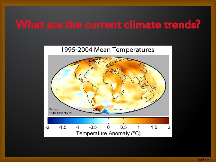 What are the current climate trends? 