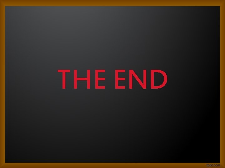 THE END 