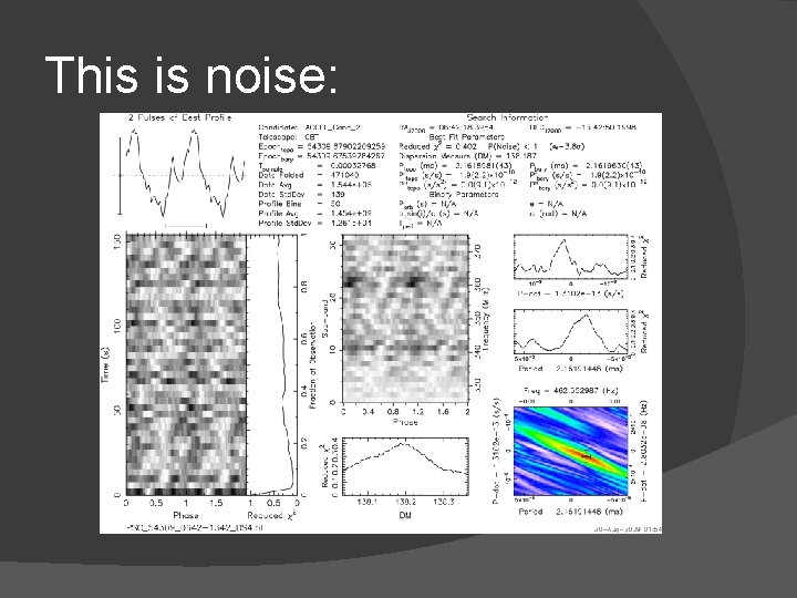 This is noise: 
