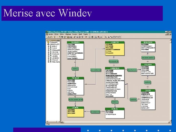 Merise avec Windev 