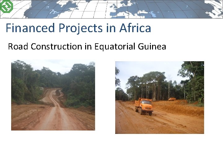 Financed Projects in Africa Road Construction in Equatorial Guinea 