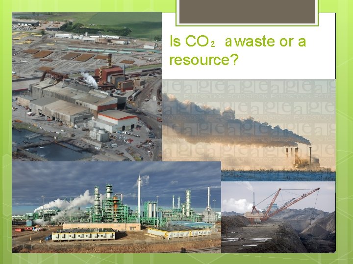Is CO₂ a waste or a resource? 