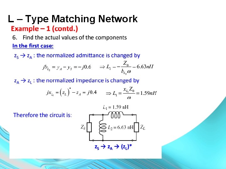 L – Type Matching Network 
