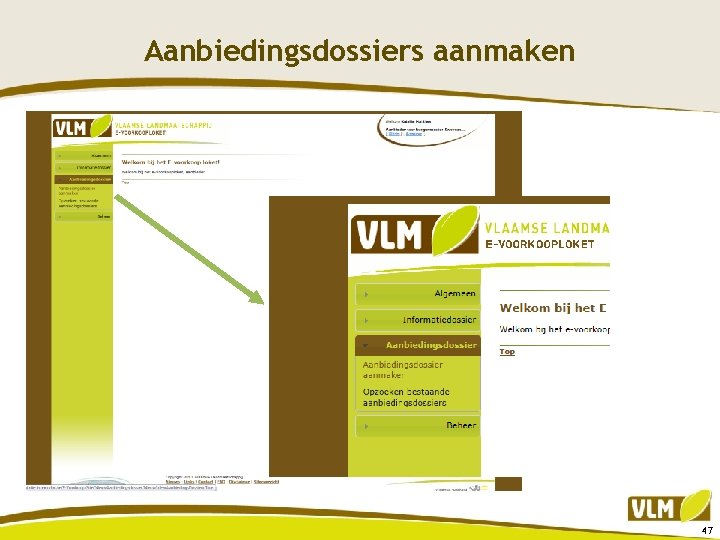 Aanbiedingsdossiers aanmaken 47 