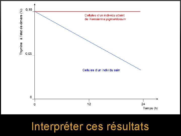 Interpréter ces résultats 