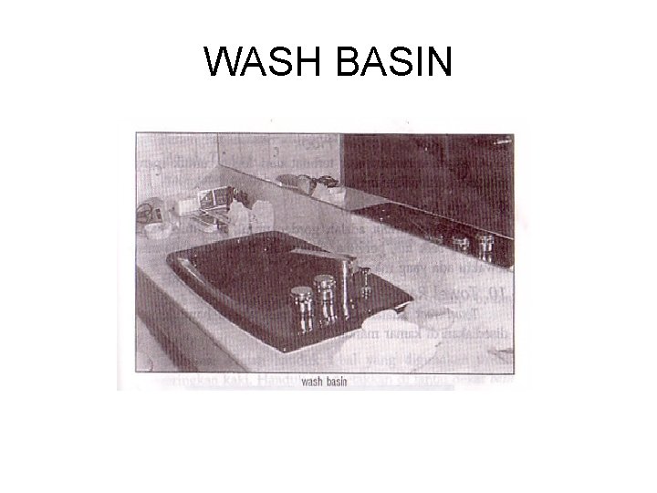 WASH BASIN 