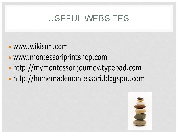 USEFUL WEBSITES 