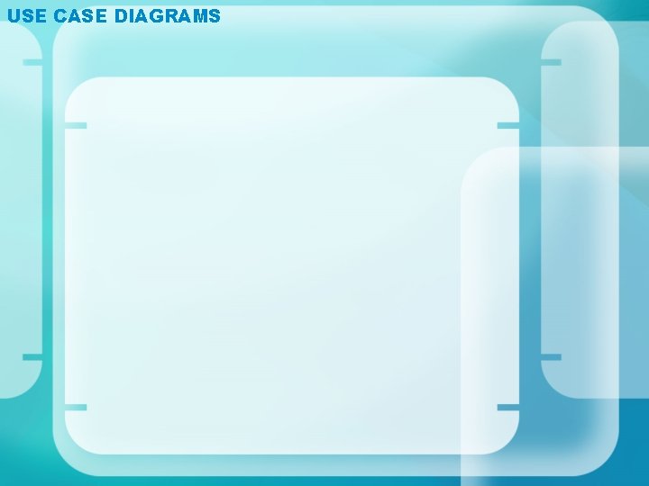 USE CASE DIAGRAMS 