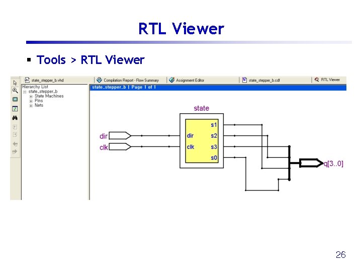 RTL Viewer § Tools > RTL Viewer 26 