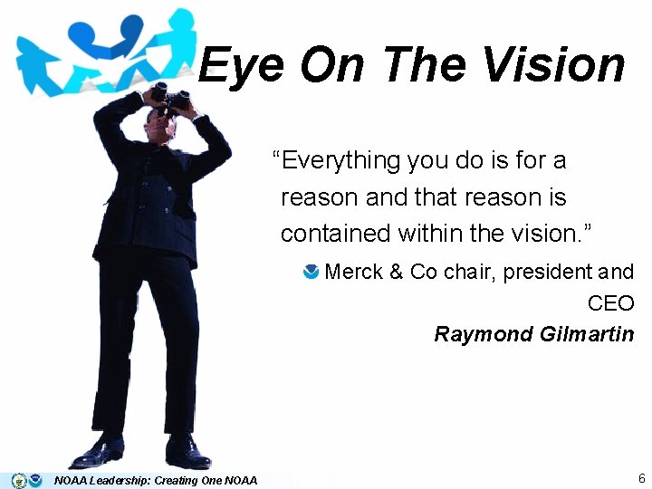 Eye On The Vision “Everything you do is for a reason and that reason