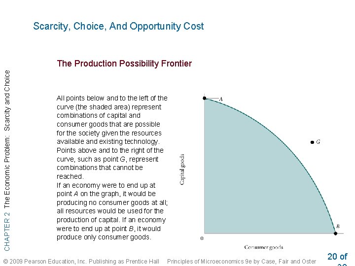 Scarcity, Choice, And Opportunity Cost CHAPTER 2 The Economic Problem: Scarcity and Choice The