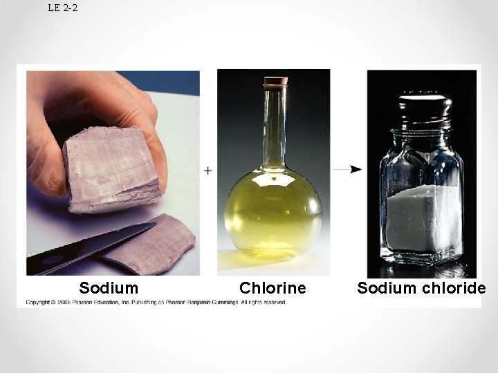 LE 2 -2 Sodium Chlorine Sodium chloride 