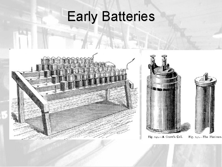 Early Batteries 