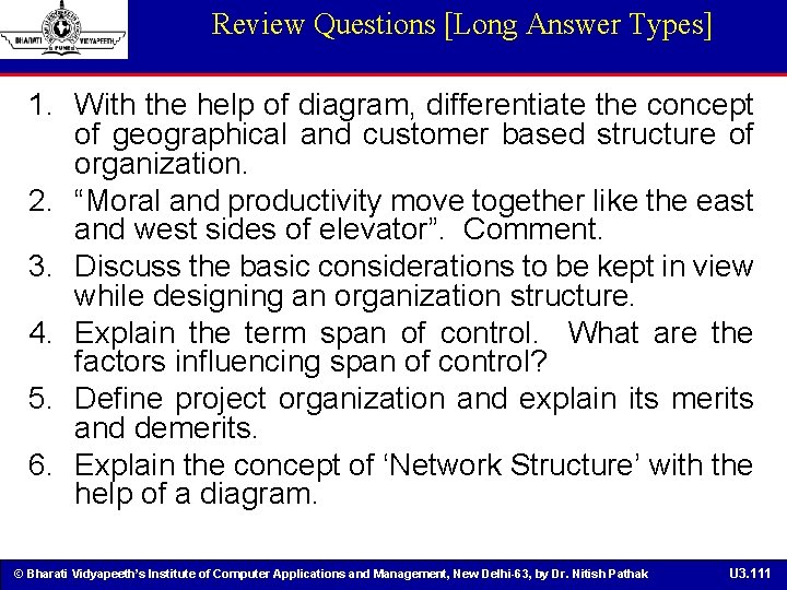 Review Questions [Long Answer Types] 1. With the help of diagram, differentiate the concept