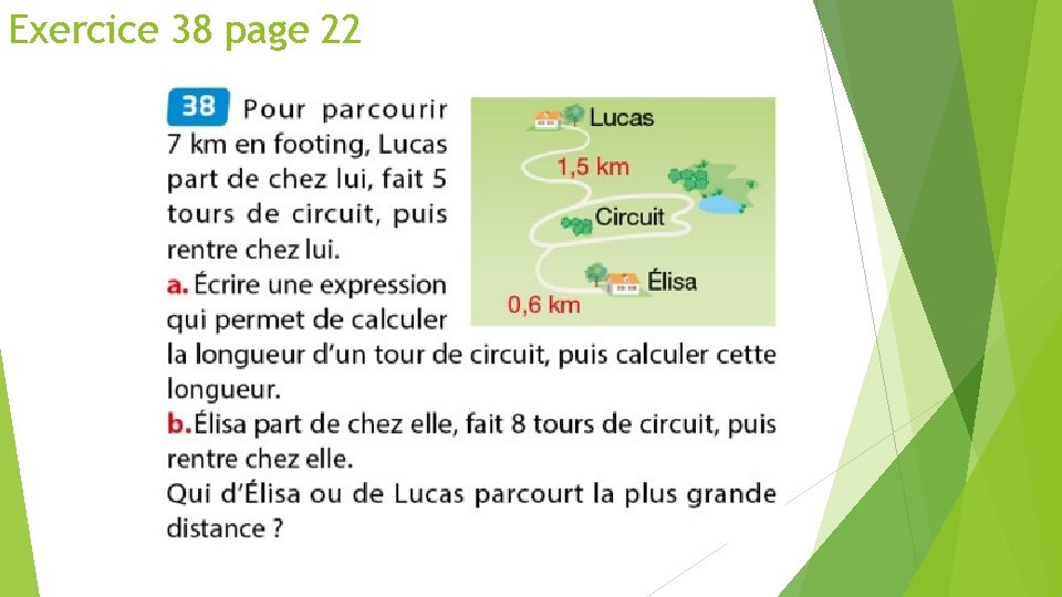 Exercice 38 page 22 