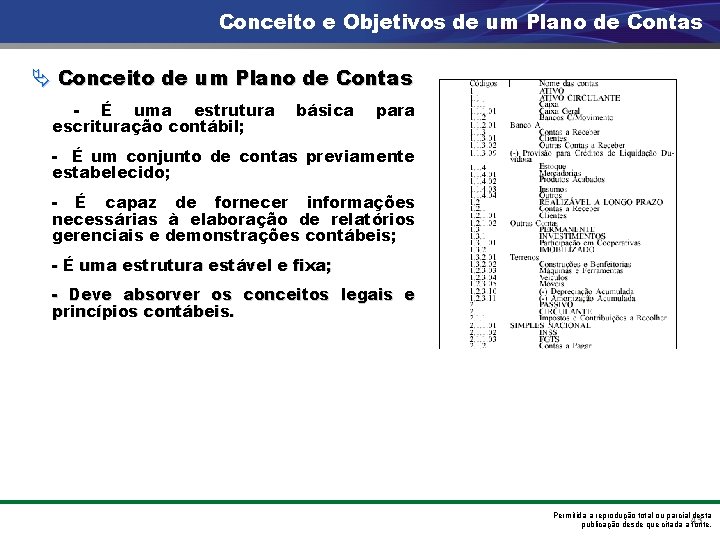 Conceito e Objetivos de um Plano de Contas Ä Conceito de um Plano de