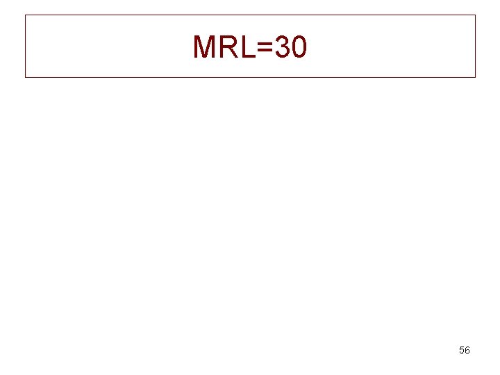 MRL=30 56 
