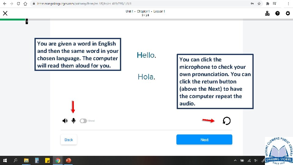 You are given a word in English and then the same word in your