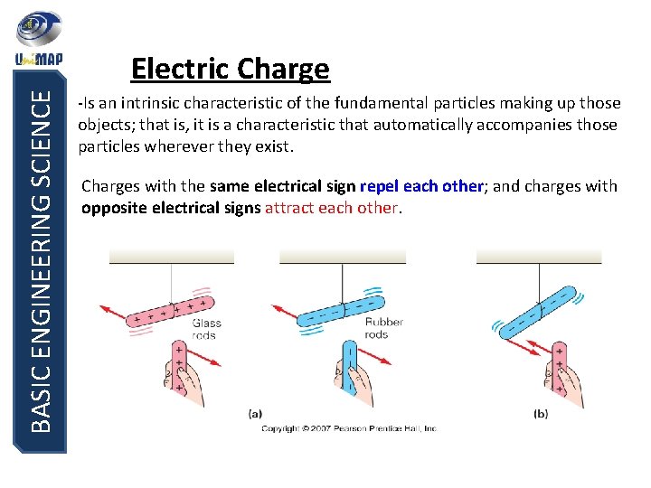 BASIC ENGINEERING SCIENCE Electric Charge -Is an intrinsic characteristic of the fundamental particles making