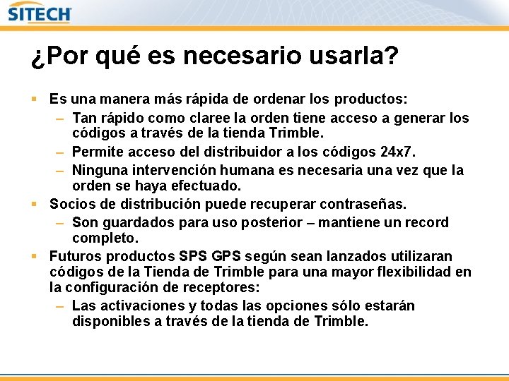 ¿Por qué es necesario usarla? § Es una manera más rápida de ordenar los